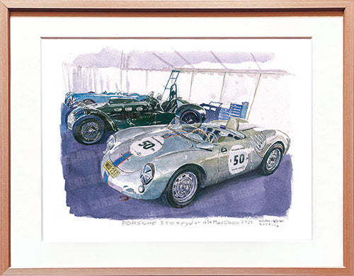 【原画】ポルシェ550Aスパイダー  ル・マン・クラシック2022