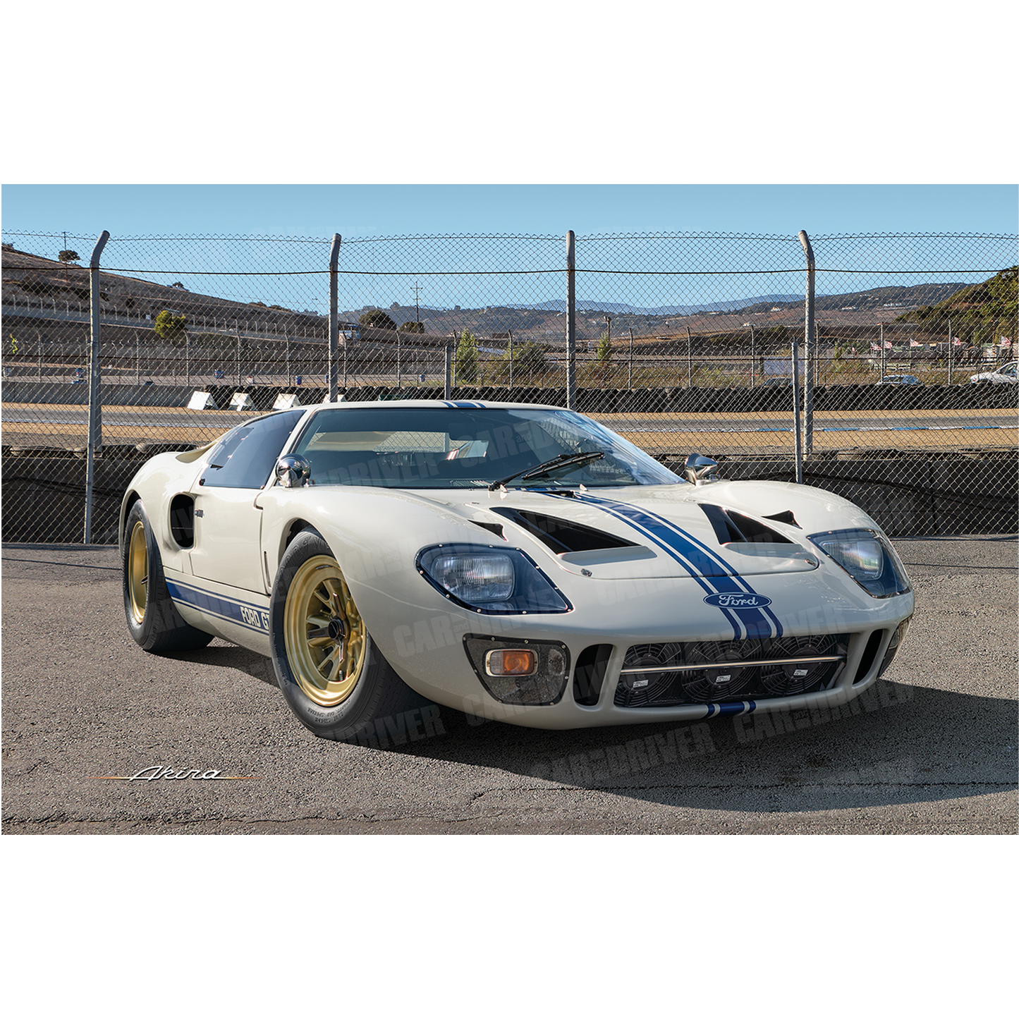 フォードGT40『CAR and DRIVER』(2024年8月号)表紙