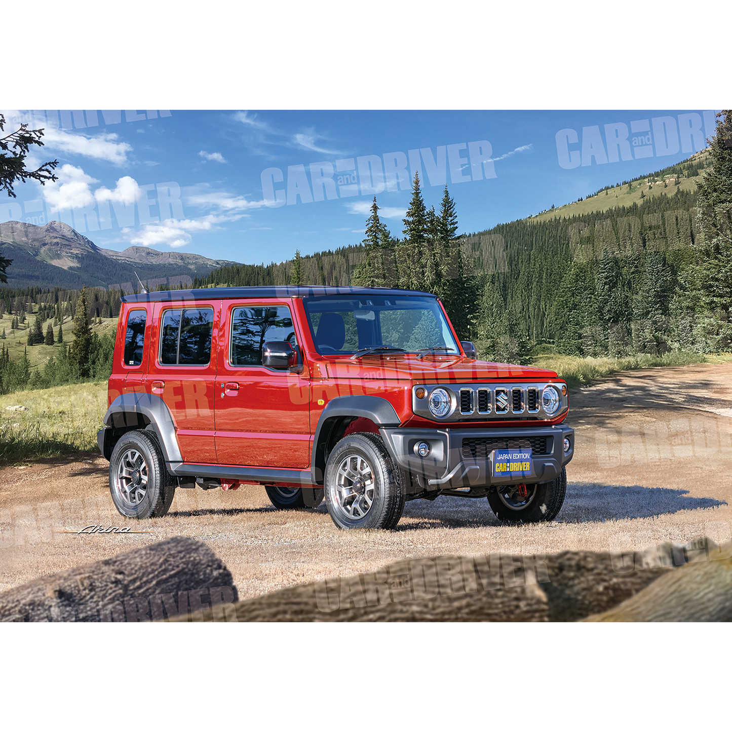 スズキ ジムニーノマド『CAR and DRIVER』(2025年4月号)表紙