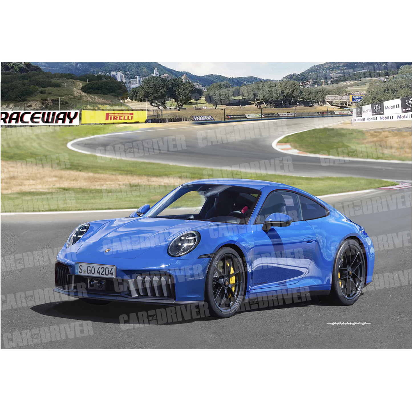 ポルシェ 911『CAR and DRIVER』(2025年5月号)表紙