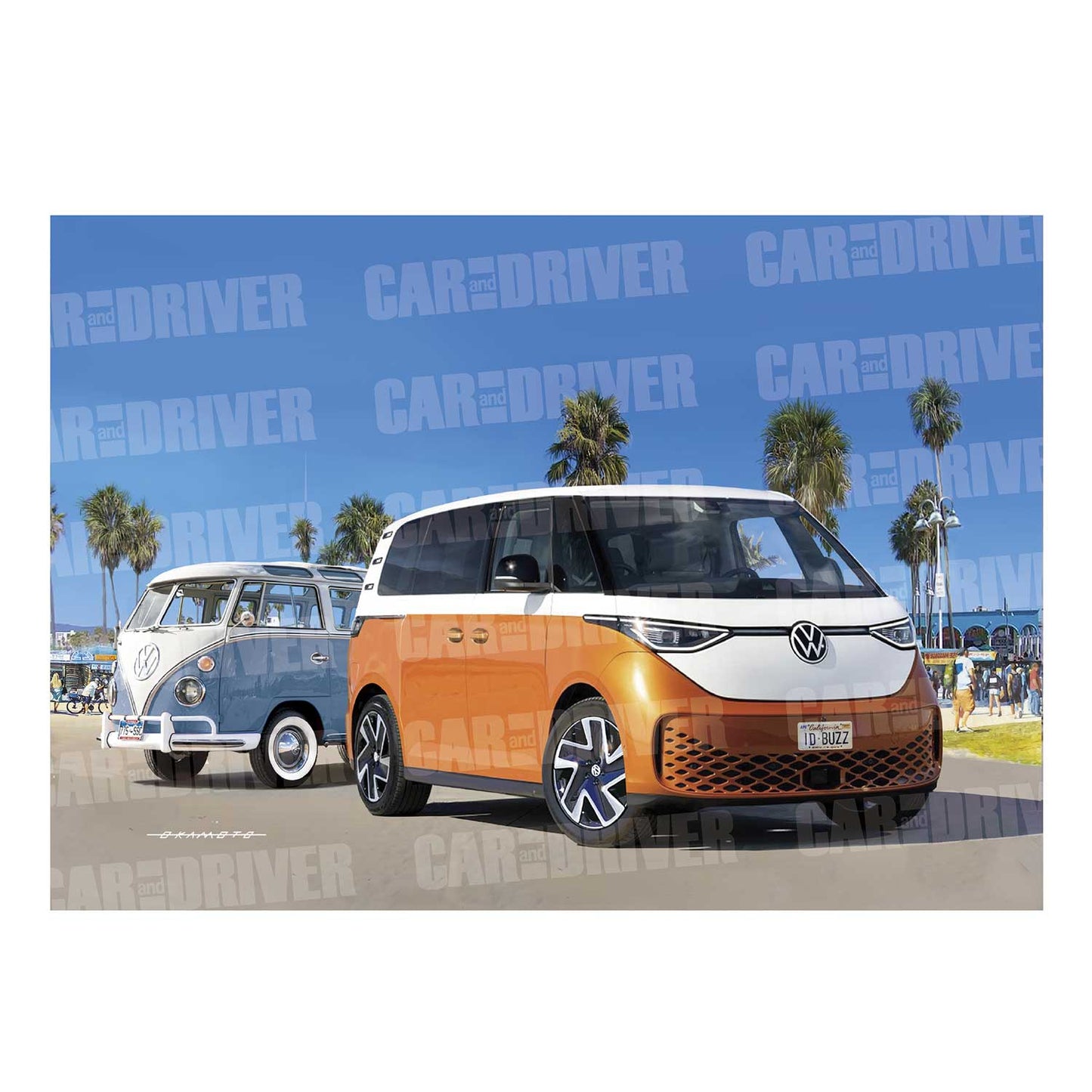 VW ID.Buzz『CAR and DRIVER』(2025年9月号)表紙