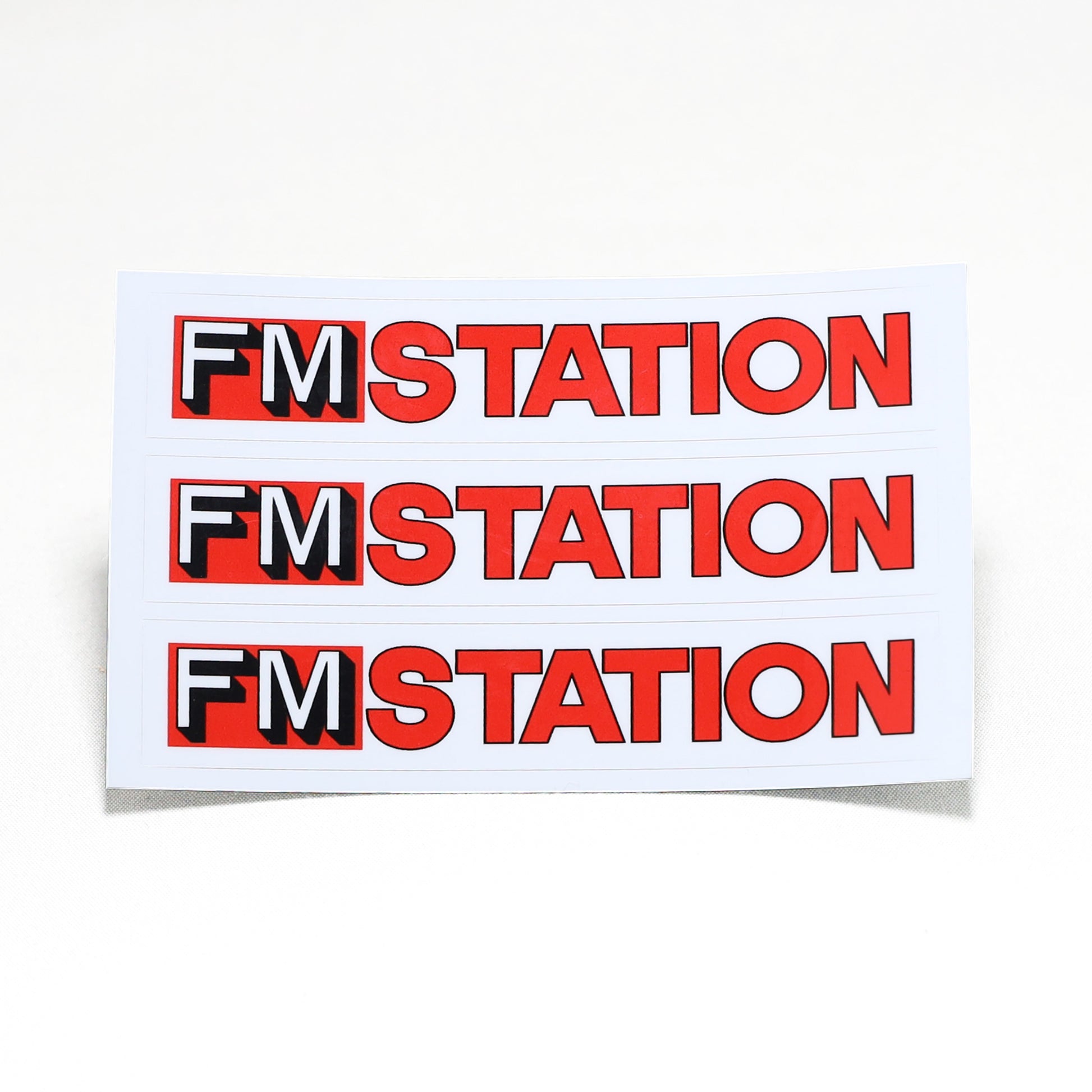 FM STATION ロゴステッカーSサイズ3pset