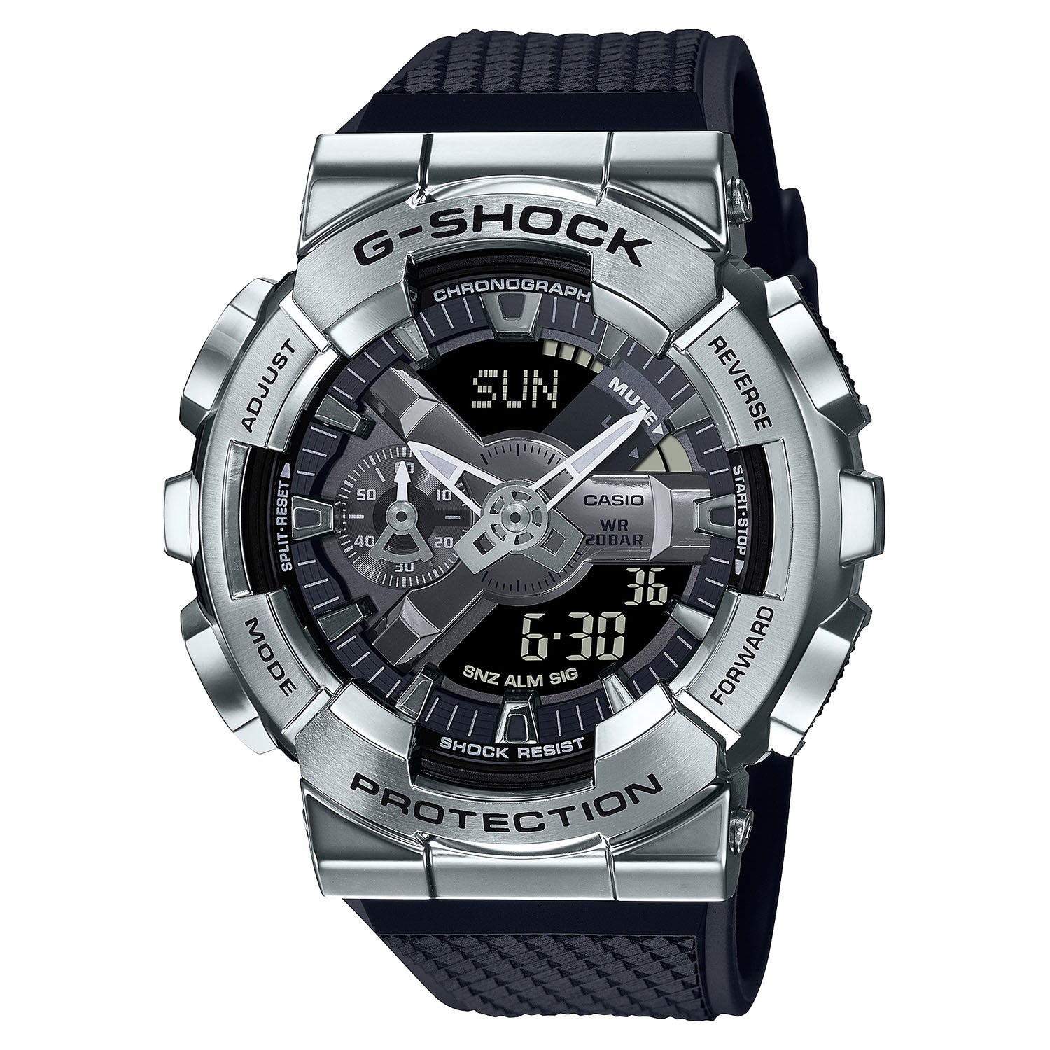 CASIO】G-SHOCK GM-110シリーズ / Metal Coveredライン / GM-110-1AJF – CAR and DRIVER  collection