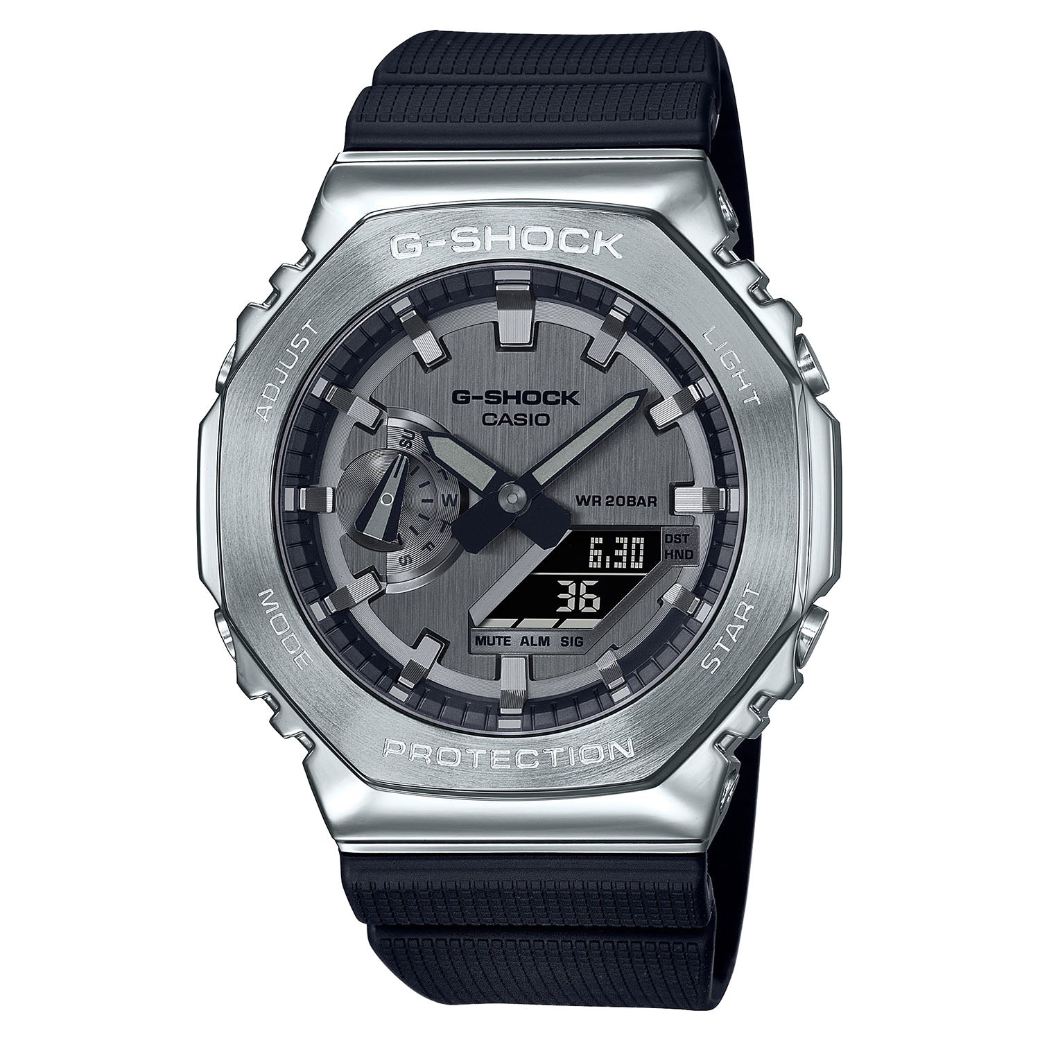 カシオ G-SHOCK腕時計 メタル素材 GM-2100-1AJF-