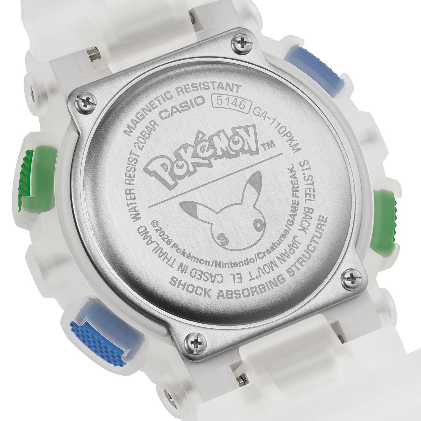 【抽選販売/数量限定】抽選受付中！【G-SHOCK】ポケットモンスター30周年コラボG-SHOCK/GA-110PKM-7AJR