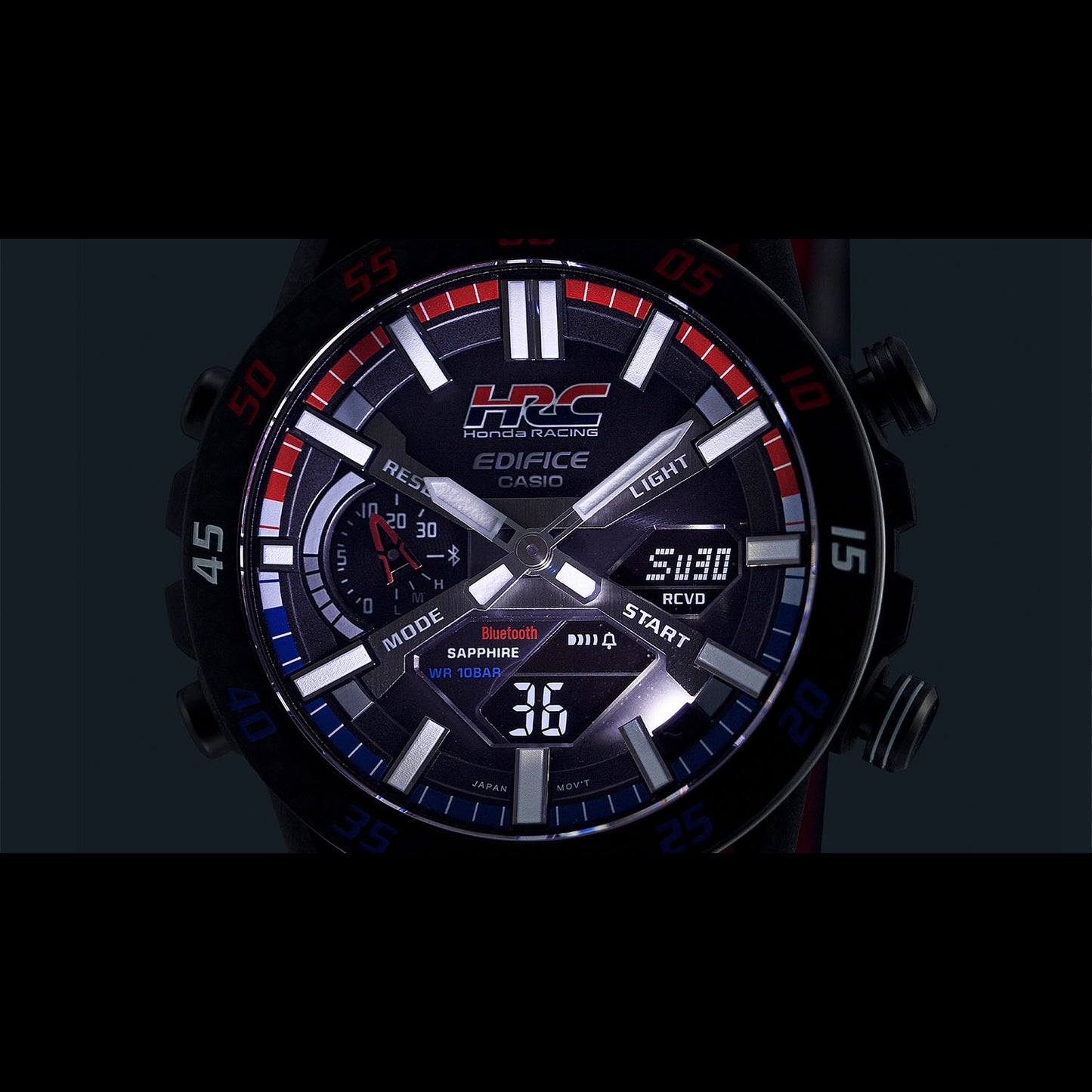 【CASIO】EDIFICE Honda Racing コラボレーションモデル/ECB-2000HR-1AJR