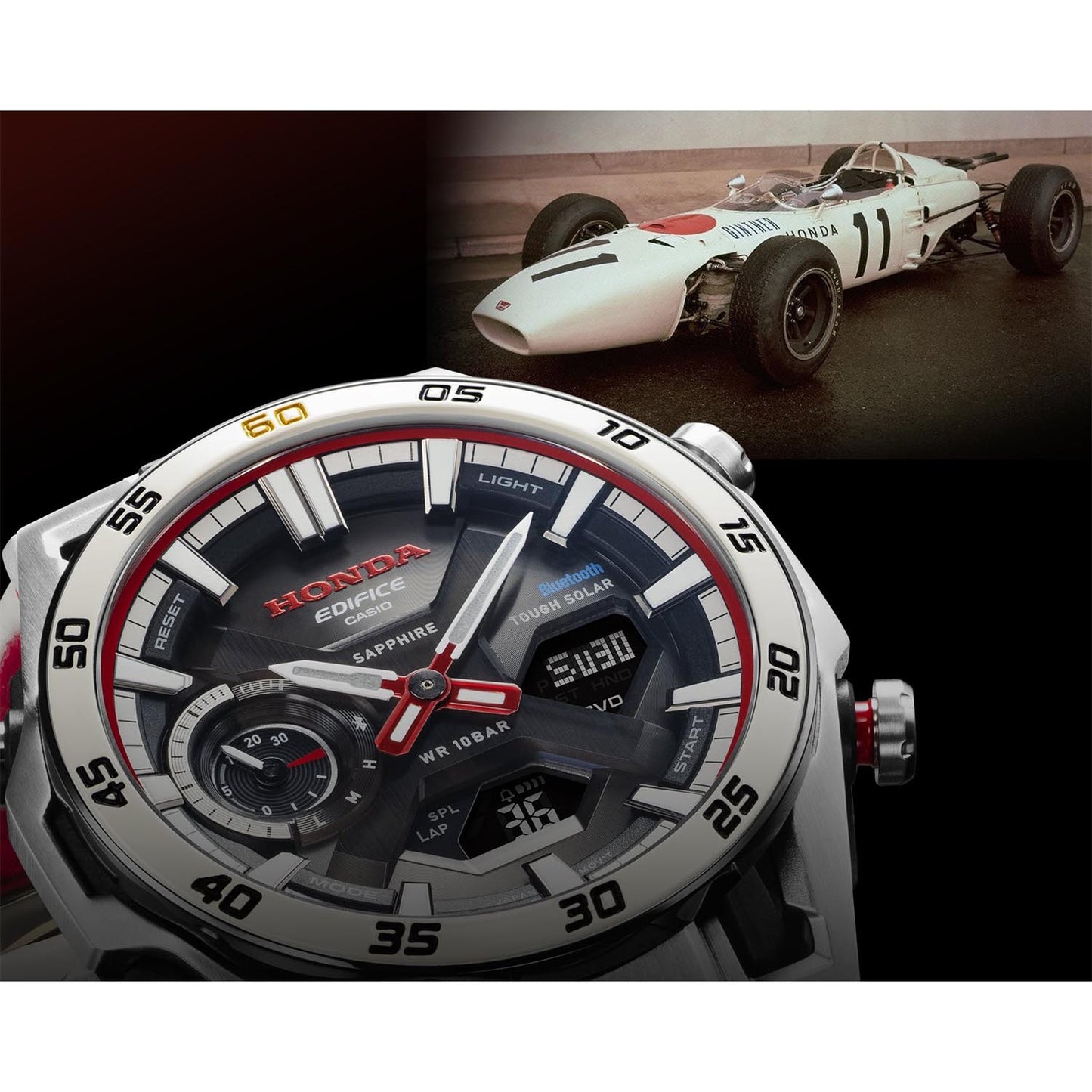 【CASIO】EDIFICE Honda F1初優勝60周年記念 コラボレーションモデル/ECB-2300HR-1AJR
