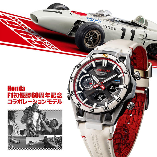 【CASIO】EDIFICE Honda F1初優勝60周年記念 コラボレーションモデル/ECB-2300HR-1AJR