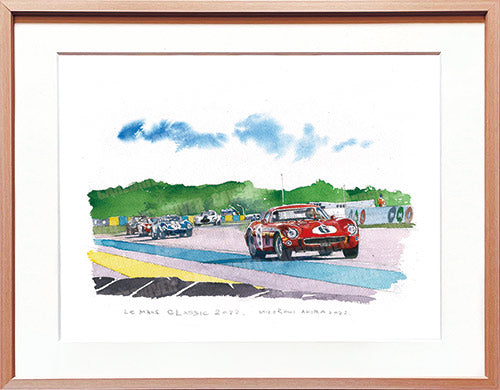 【原画】ル・マン　1964　フェラーリVSコブラデイトナクーペ ル・マン・クラシック2022
