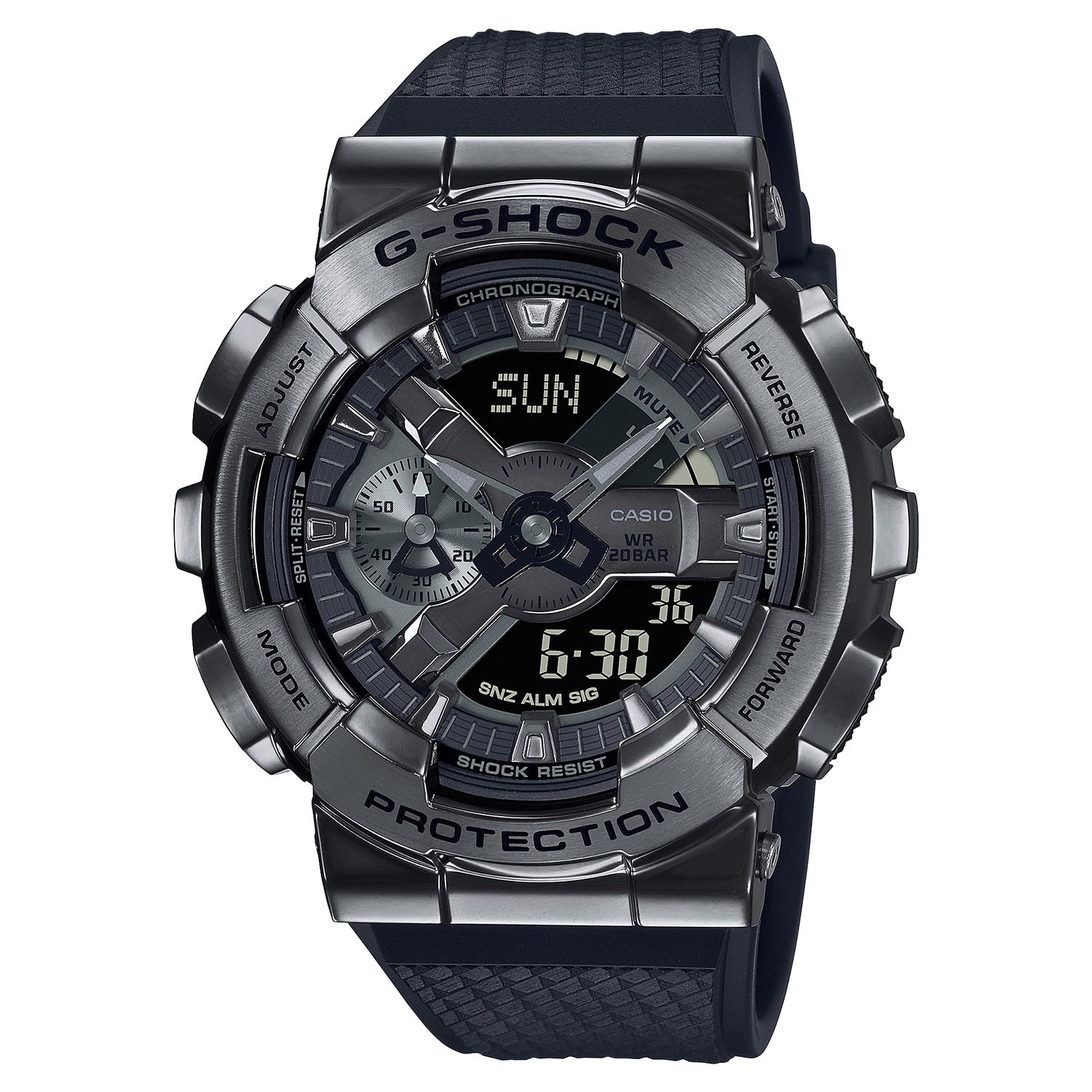 CASIO】G-SHOCK 110シリーズ / メタルベゼル / GM-110BB-1AJF CASIO】G-SHOCK 110シリーズ / メタルベゼル / GM-110BB-1AJF