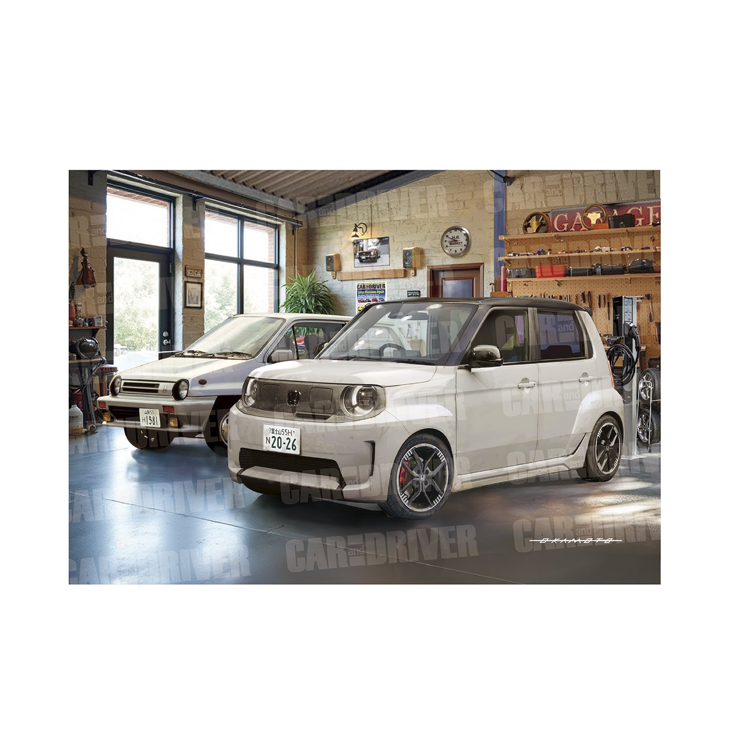 ホンダ・スーパーONE『CAR and DRIVER』（2026年1月号）表紙