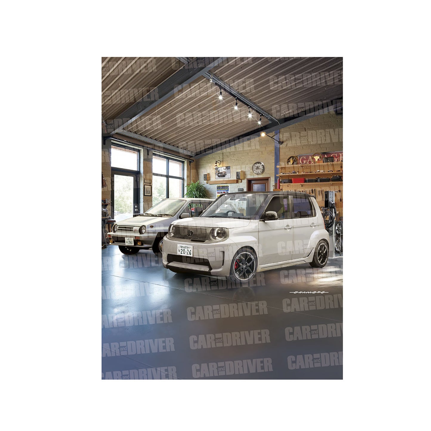 ホンダ・スーパーONE『CAR and DRIVER』（2026年1月号）表紙