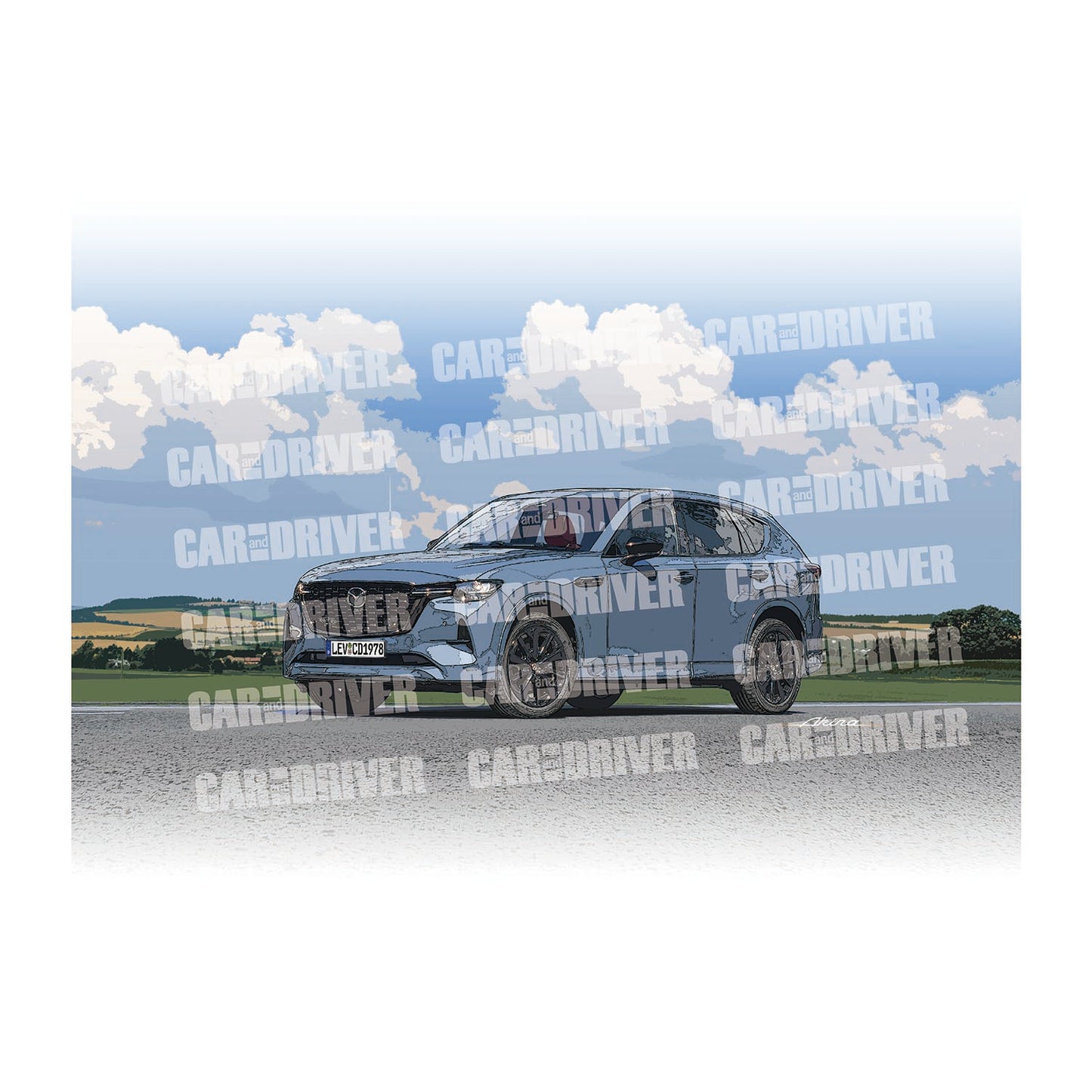 【アートボード】マツダCX-60『CAR and DRIVER』（2026年6月号）表紙