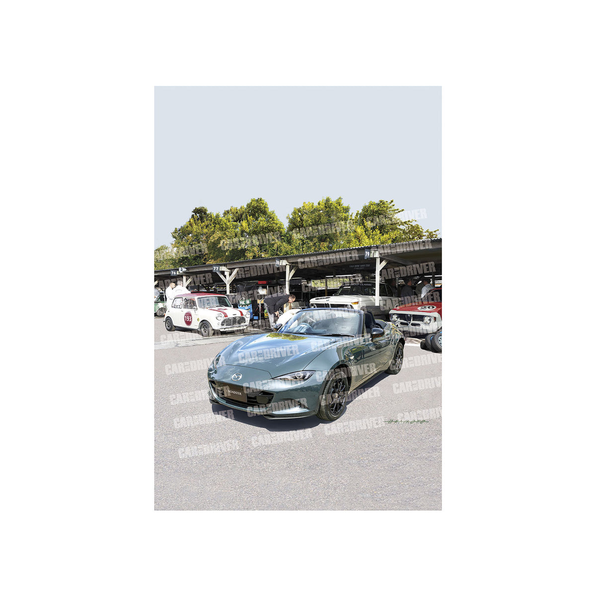 【アートボード】ロードスターとMINI『CAR and DRIVER』（2026年12月号）表紙