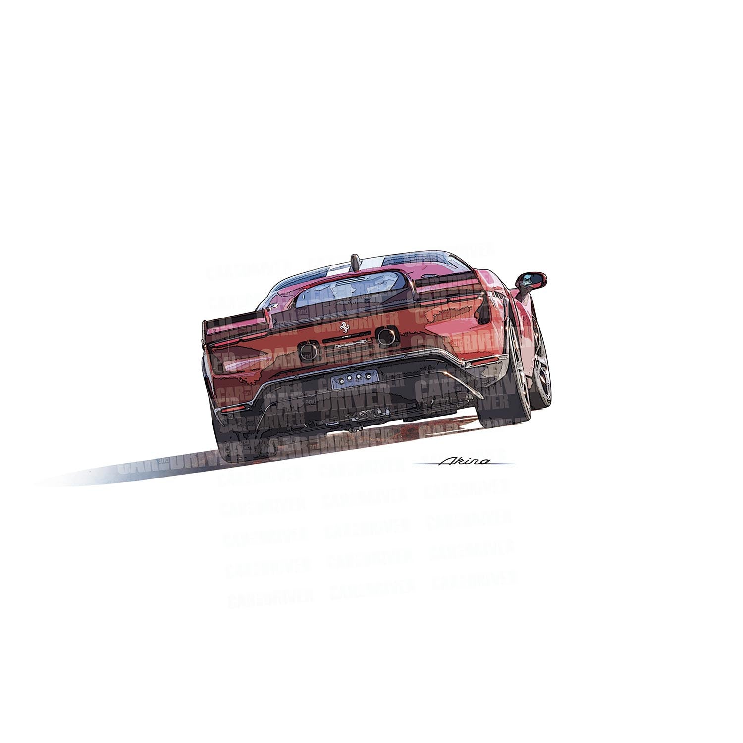アートボード】フェラーリ849テスタロッサ『CAR and DRIVER』（2026年4